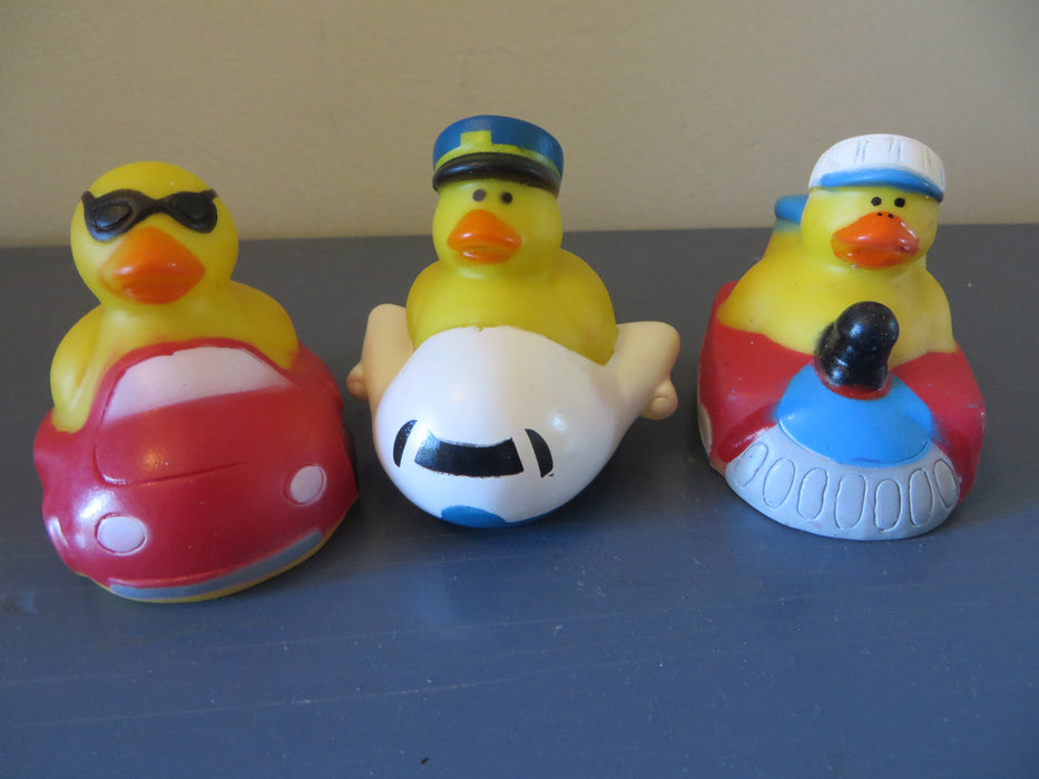 Travel Rubber ducks - automobile, boat, train