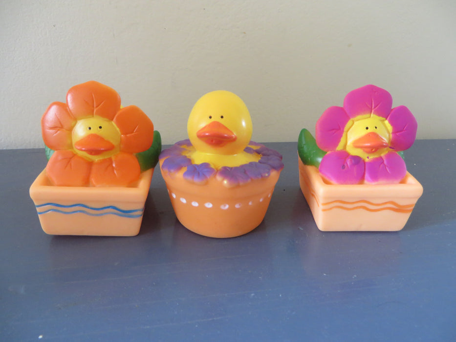 Flower Rubber ducks - great for your gardner or a housewarming gift