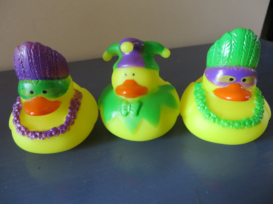 Mardi Gras Rubber ducks - Fat Tuesday