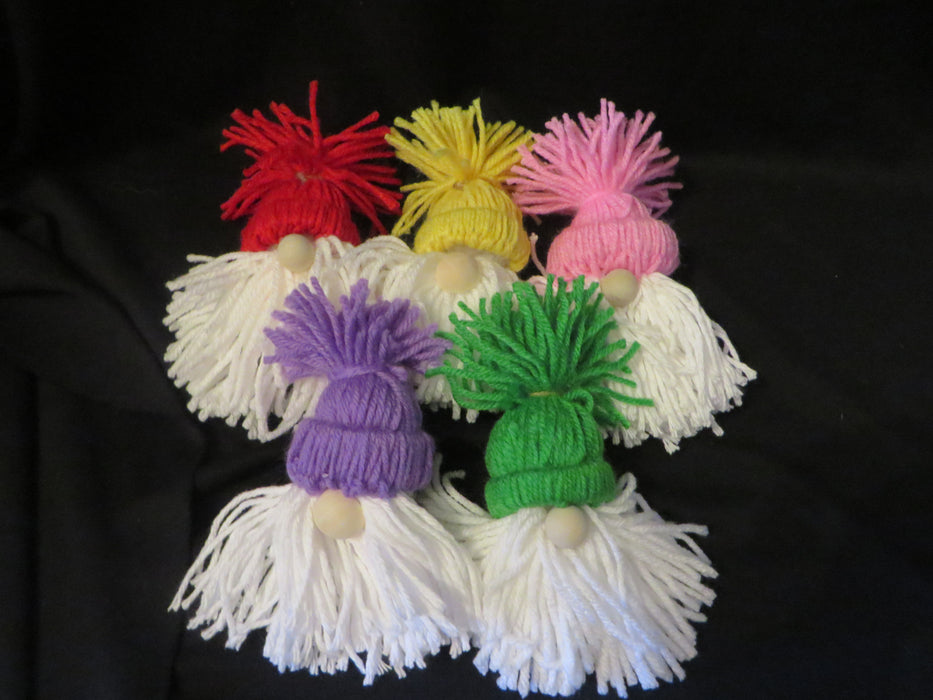 Yarn gnome in your favorite color - approximately 6" tall and 3" wide