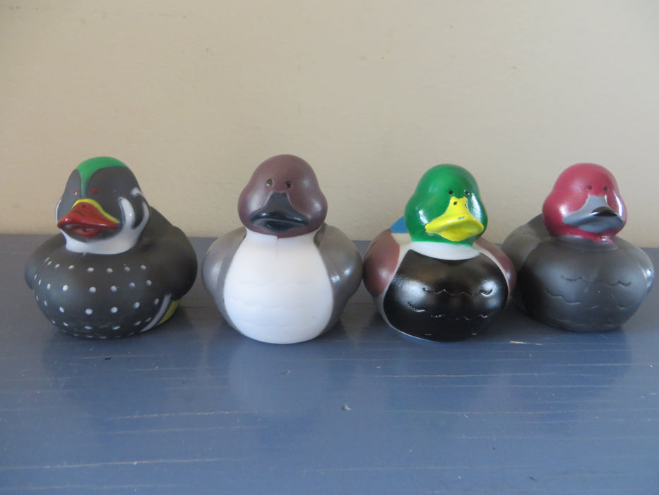 Decoy ducks - set of 4 decoy duckies - for the hunter in the family