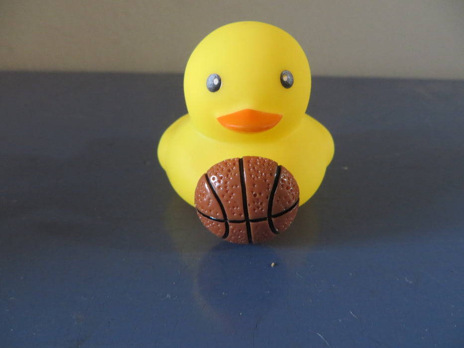 Sports Rubber ducks with balls - basketball, soccer, golf, volleyball - gag gifts, sports loving friend, party favors