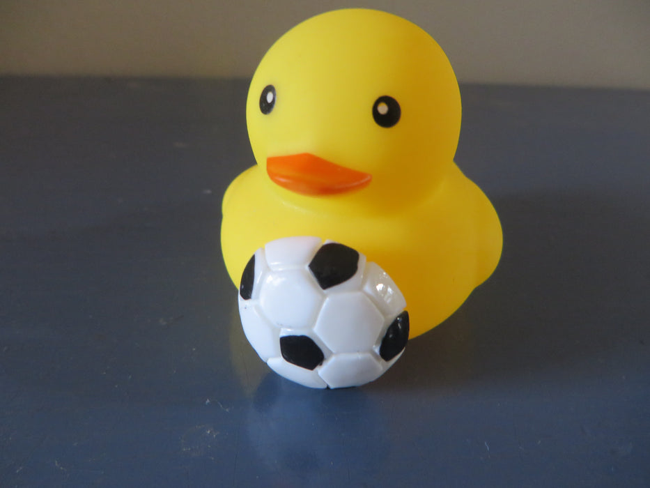 Sports Rubber ducks with balls - basketball, soccer, golf, volleyball - gag gifts, sports loving friend, party favors