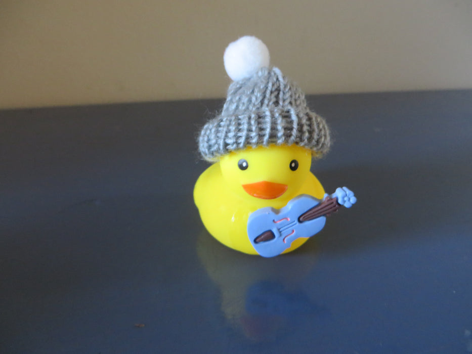 Rubber Ducky Band - set of four rubber ducks - saxophone, keyboard, fiddle or violin, electric guitar