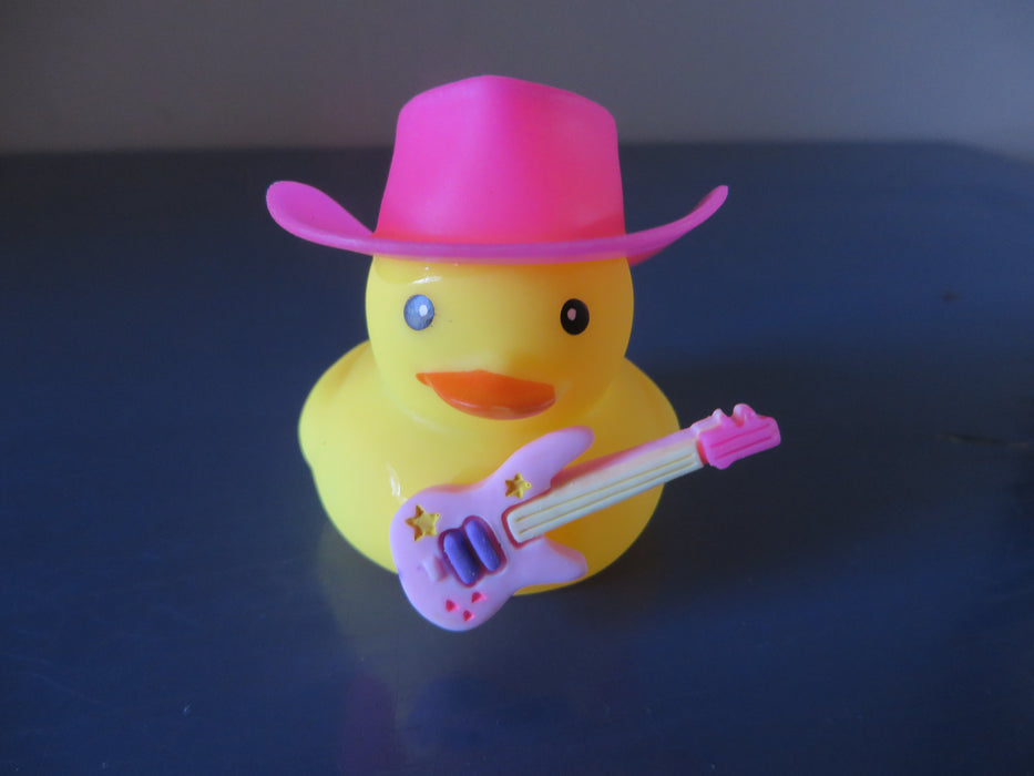 Rubber Ducky Band - set of four rubber ducks - saxophone, keyboard, fiddle or violin, electric guitar