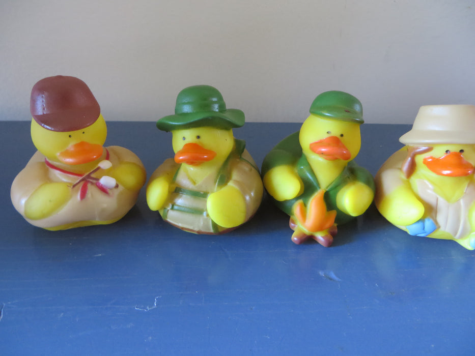 Camping Rubber ducks - set of 3 camping rubber duckies - girl camper is no longer available